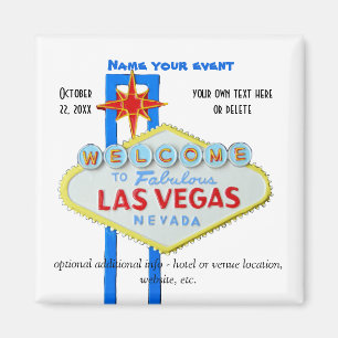 Las Vegas Anpassningsbar Event Magnet