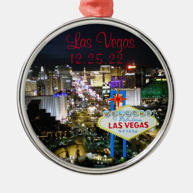 Las Vegas Anpassningsbar Red Ornament (Framsidan)