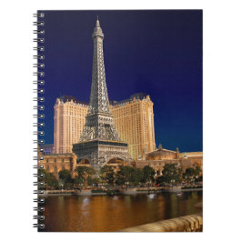 Las vegas anteckningsbok med spiral