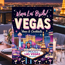 Las Vegas Bachelorette Bash Inbjudningar