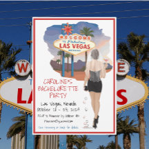 Las Vegas Bachelorette Brown Hair Bride Itinerary