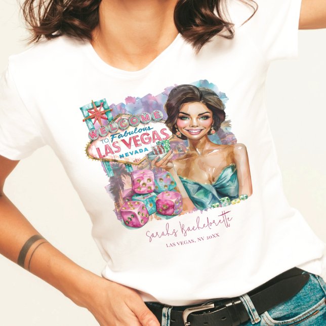 Las Vegas Bachelorette Elegant Girl T Shirt (Skapare uppladdad)