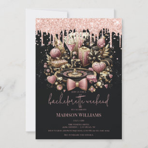 Las Vegas Bachelorette elegant Inbjudningar