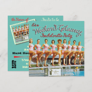 Las Vegas Bachelorette Helg Getaway-inbjudningar Inbjudningar