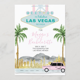 Las Vegas Bachelorette Helg Inbjudningar