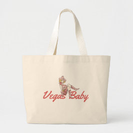 Las Vegas Bachelorette Large Tote Bag Jumbo Tygkasse