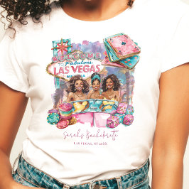 Las Vegas Bachelorette Lux African American Girls T Shirt