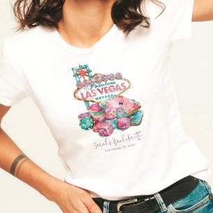 Las Vegas Bachelorette Luxury Watercolor T Shirt
