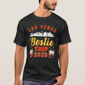 Las Vegas Bestie Resa 2025 Födelsedagsfest Vacatio T Shirt