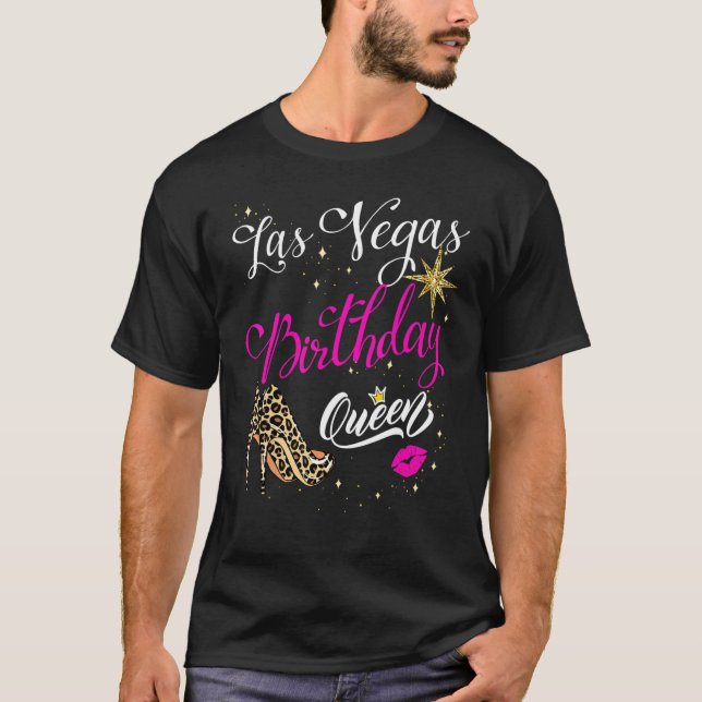 Las Vegas Birthday Girl Girl & Girls Resa for Wome T Shirt (Framsida)