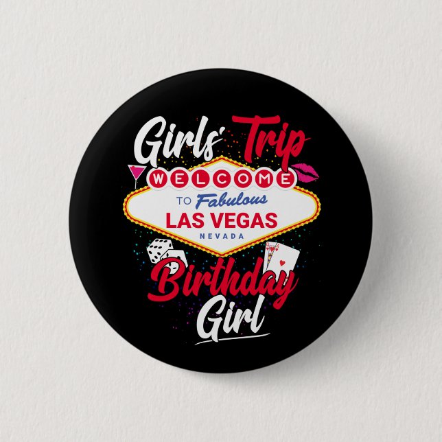 Las Vegas Birthday Girls Resa Vegas Birthday Girl Knapp (Framsida)
