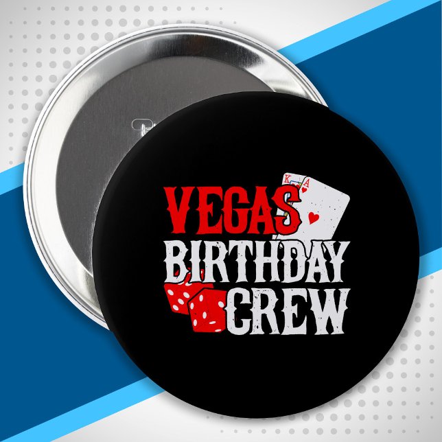Las Vegas Birthday - Party i Vegas Birthday Crew Knapp (Skapare uppladdad)