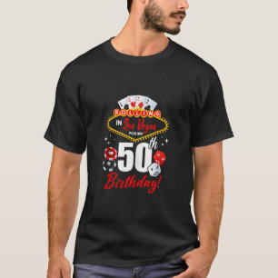 Las Vegas Birthday Rolling i Vegas 50:e födelsedag T Shirt