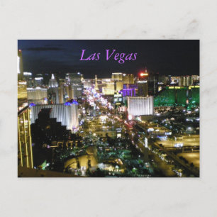 Las Vegas Boulevard Strip Nevada Vykort