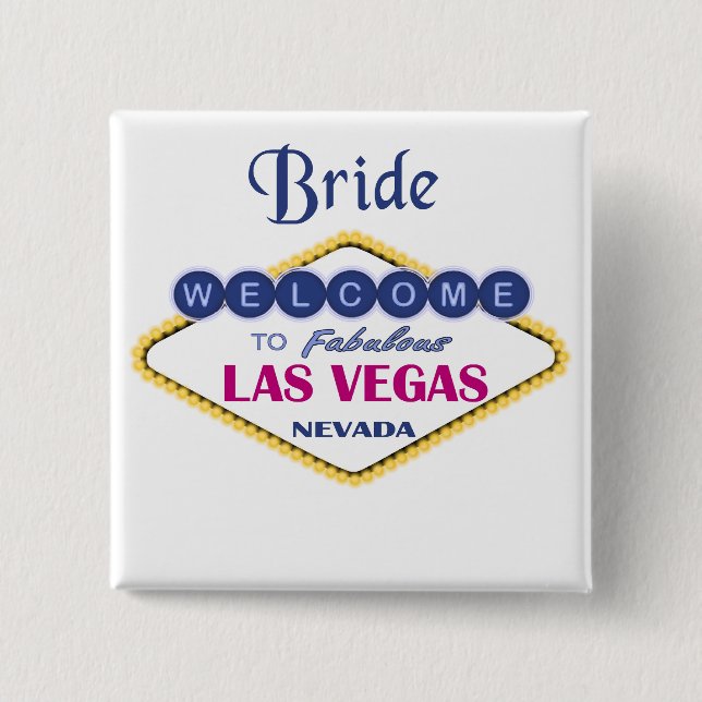 Las Vegas Bride Button Knapp (Framsida)