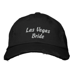 Las Vegas Bride Embroidery cap Broderad Keps