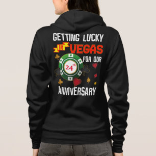 Las Vegas Bröllop-årsdagen för par matchande Re T Shirt