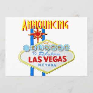 Las Vegas bröllop band vi fnurrameddelandet Inbjudningar
