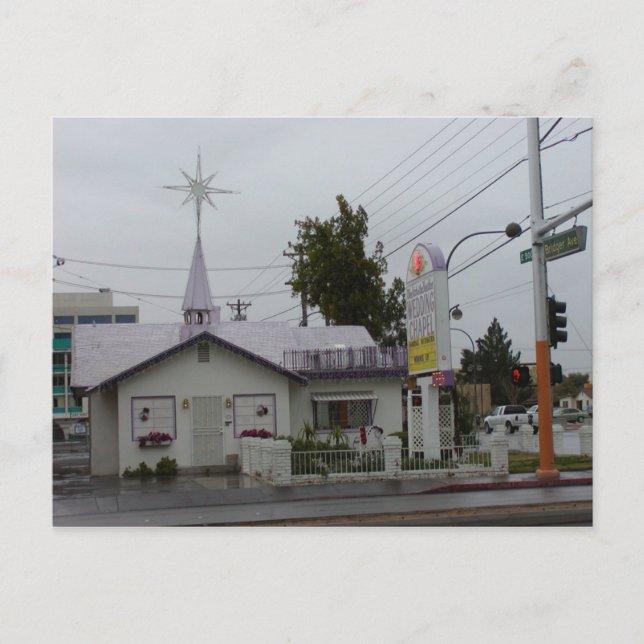 Las Vegas Bröllop Chapel-vykort Vykort (Framsida)