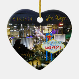 Las Vegas Bröllop Date Helgdag Ornament
