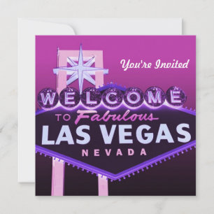 Las Vegas Bröllop eller formell inbjudan till valf