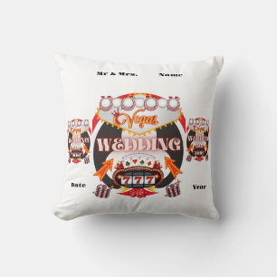 Las Vegas Bröllop Gift Kudde