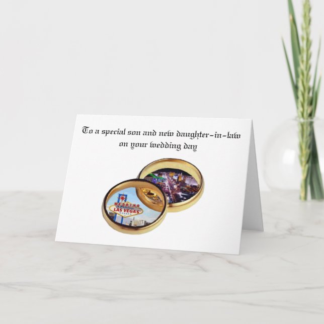 Las Vegas Bröllop-kort (Hallsworth) Kort (Framsida)