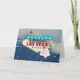 Las Vegas Bröllop-kort Meddelande
