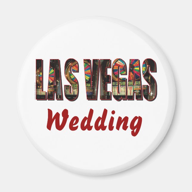 Las Vegas Bröllop Magnet (Framsidan)