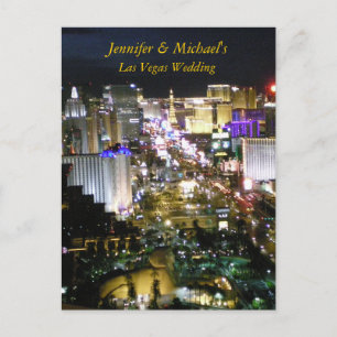 Las Vegas Bröllop OSA svar Inbjudan Vykort