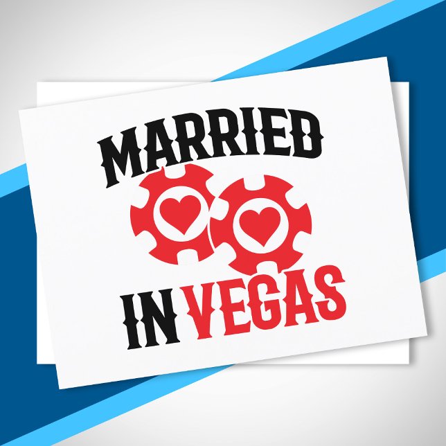 Las Vegas Bröllop - Par - Gift i Vegas Vykort (Skapare uppladdad)