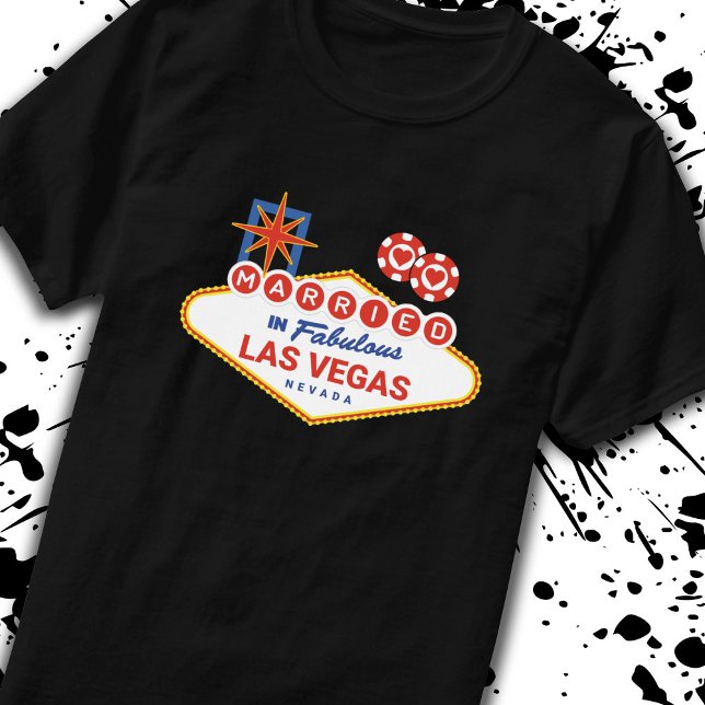 Las Vegas Bröllop - par gifta i Las Vegas T Shirt (Skapare uppladdad)