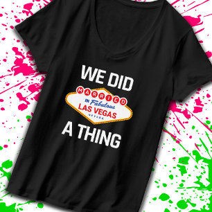 Las Vegas Bröllop - par gifta sig i Vegas T Shirt