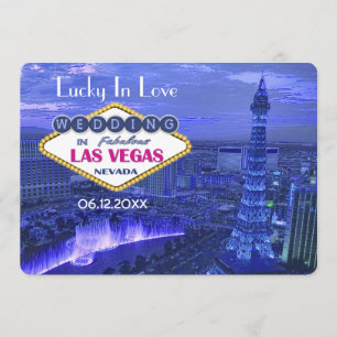 Las Vegas Bröllop - Spara datum Datumet