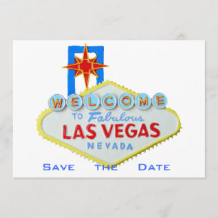 Las Vegas Bröllop spara datum Datumet