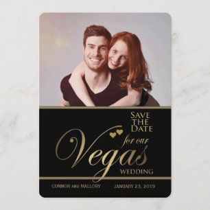 Las Vegas bröllop spara datum-mall Datumet