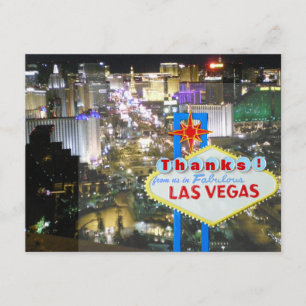 Las Vegas Bröllop Tack från brud och brudgum Meddelande