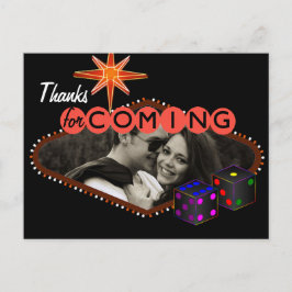 Las Vegas Bröllop Tack Vykort