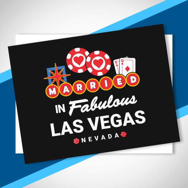 Las Vegas Bröllop - Vegas-paret gift i Vegas Vykort (Skapare uppladdad)