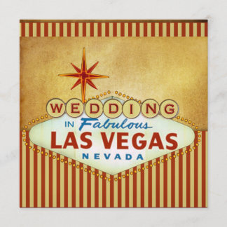 Las Vegas bröllopsinbjudan Inbjudningar