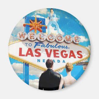 Las Vegas bröllopsinbjudan Magnet