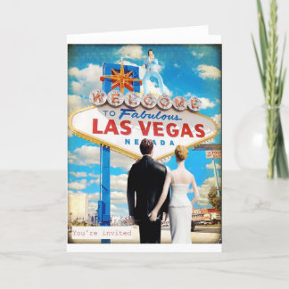 Las Vegas bröllopsinbjudning Inbjudan