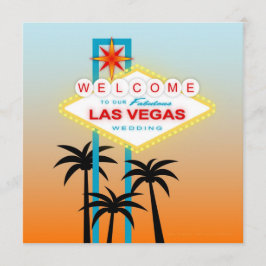 Las Vegas bröllopsinbjudning Inbjudningar