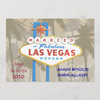 Las Vegas bröllopsinbjudningar Inbjudningar