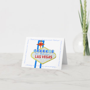 Las Vegas brölloptackkort Tack Kort