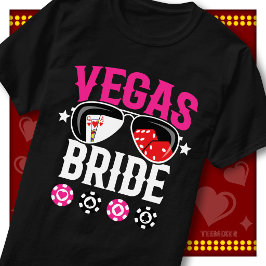 Las Vegas Brud Casino Söt Systerfest T Shirt