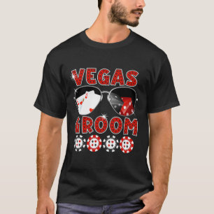 Las Vegas Brudgum Bröllop T-shirt Svägerskan Party