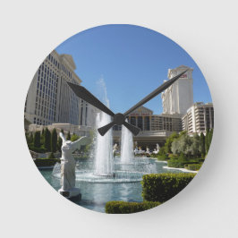 Las Vegas Caesars Palace Fontän Fontäner Rund Klocka