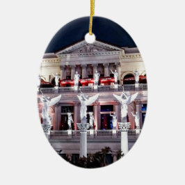 Las Vegas Caesars Palace Forum Architecture Nevada Julgransprydnad Keramik