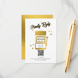 Las Vegas Casino Destination Wedding Guld Tilläggskort